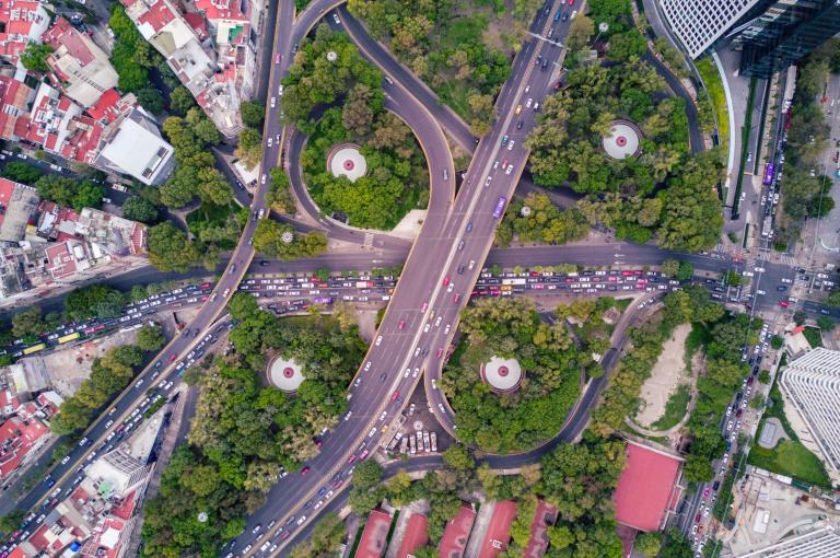 city aerial