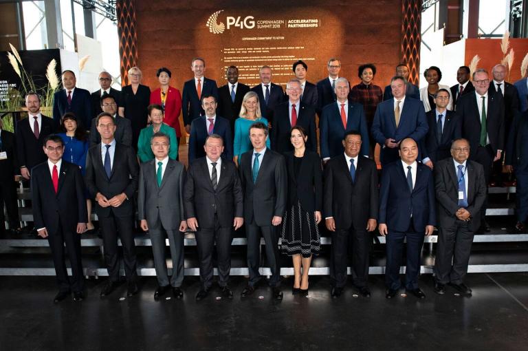 group of people smiling